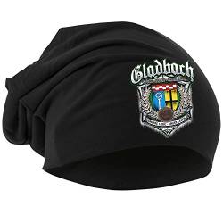 Uglyshirt87 Für Immer Gladbach Mütze | Strickmütze - Gladbach Beanie - Hut - Gladbach Logo - Hat - Stadt - City | Beanie Druck: Bunt von Uglyshirt87