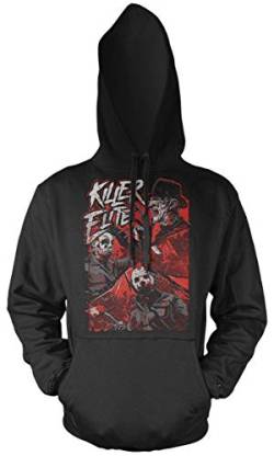 Uglyshirt87 Killer Elite Männer und Herren Kapuzenpullover | Freddy Michael Myers Jason Voorhees (4XL, Schwarz) von Uglyshirt87