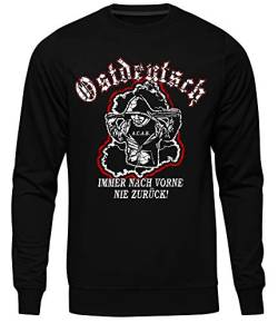 Uglyshirt87 Ostdeutsch Männer Herren Pullover | Hooligan Hardcore Ultra Abteilung Freizeitsport AF Label (M) von Uglyshirt87