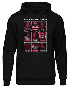 Uglyshirt87 What Women Want In A Man Herren Kapuzenpullover |Horror Pullover Herren - Halloween Hoodie - Freddy | Schwarz (4XL) von Uglyshirt87