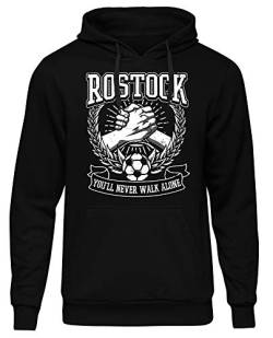 Alles für Rostock Männer Herren Kapuzenpullover | Fussball Ultras Sport (M) von Uglyshirt89