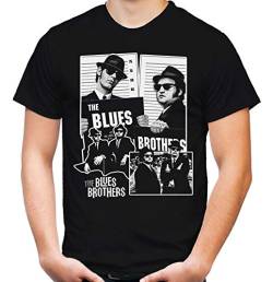 Blues Brothers Männer und Herren T-Shirt | Dan Aykroyd Film | M2 (M, Schwarz) von Uglyshirt89