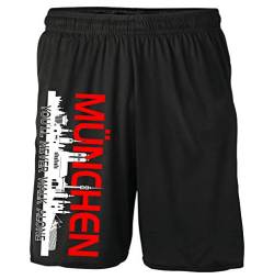 Bremen Skyline Shorts | Fussball Sport Sommer Ultras Kurze Hose Sporthose | Armee Der Finsternis Horror Sommer Hose Kurze (S) von Uglyshirt89