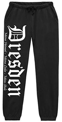 Dresden Meine Heimat Herren Jogginghose | Fussball Ultras Fan Hose (XL) von Uglyshirt89