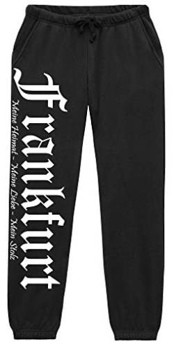 Frankfurt Meine Heimat Herren Jogginghose | Fussball Ultras Fan Hose (M) von Uglyshirt89