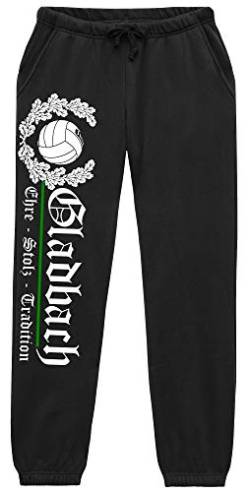 Gladbach Ehre u. Stolz Herren Jogginghose | BMG Fussball Ultras Fan Hose | M2 (XXL) von Uglyshirt89