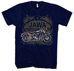 Jawa Herren T-Shirt | jawa t-Shirt - jawa 350 Tshirt - Motorrad Geschenke für männer Tshirt - Motorrad Tshirt Herren | M1 (Navy, M) von Uglyshirt89