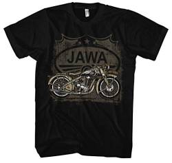 Jawa Herren T-Shirt | jawa t-Shirt - jawa 350 Tshirt - Motorrad Geschenke für männer Tshirt - Motorrad Tshirt Herren | M1 (Schwarz, 4XL) von Uglyshirt89