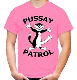 Pussay Patrol Männer und Herren T-Shirt | Sex on The Beach Party JGA Fun (XXL, Pink) von Uglyshirt89