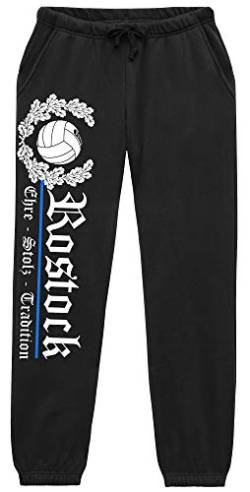 Rostock Ehre u. Stolz Herren Jogginghose | Fussball Ultras Fan Hose | M2 (XXL) von Uglyshirt89