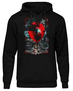 Uglyshirt89 Horror People Männer Herren Kapuzenpullover | Halloween Michael ES Myers Jason Annabelle (XL) von Uglyshirt89