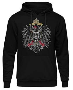 Uglyshirt89 Kaiserreich Männer Herren Kapuzenpullover | Deutschland Preußen Deutsches Kaiserreich (S) von Uglyshirt89