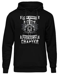 Uglyshirt89 Son of Arthritis Kapuzenpullover | Biker Rente Geschenk Motorrad Kleidung Ruhestand Pullover Hoodie | (4XL) von Uglyshirt89