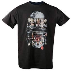 uglyshirt Premium Evil Six Shirt - Halloween Shirt - ES Clown Pennywise - Freddy Krüger - Jason - Horror T-Shirt - 100% Baumwolle von Uglyshirt89