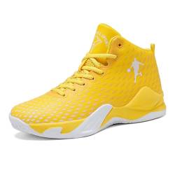 Unisex Basketball Schuhe Sportschuhe Mode(38 EU, Yellow) von Uhclrr