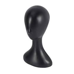 Lady Kunststoff Kopf Perueckenkopf weiblich Modellkopf Schwarz von Uinfhyknd