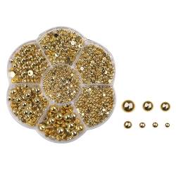 Modische, halbe Perlen, Nagelkunst-Dekorationen, zeigen Ihren Charme für Frauen und Mädchen, Nagelkunst-Zubehör von Ukbzxcmws