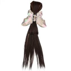 Stilvolle Haarspange, Haar-Accessoire, hübscher Haarclip, einzigartige Stile, halbe Krawatte, Federball-Clip, einzigartige Schmetterlings-Haarklammer von Ukbzxcmws