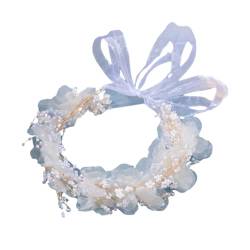 Wunderschönes Braut-Stirnband für Hochzeit, Blumen-Kopfschmuck, elegantes Blumen-Haarband für besondere Anlässe, Versammlungen, Haarbänder, Partys von Ukbzxcmws