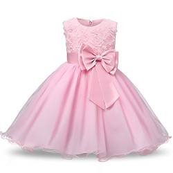 Ulalaza Prinzessin Poofy Blume Mädchen Kleider Geburtstag Party Cosplay Hochzeit Pageant Party Dress-Up von Ulalaza