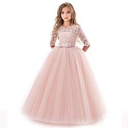 Ulalaza Prinzessin Poofy Blume Mädchen Kleider Geburtstag Party Cosplay Hochzeit Pageant Party Dress-Up von Ulalaza