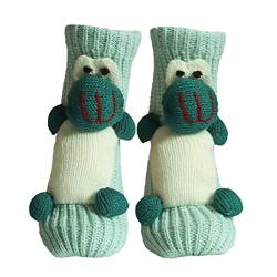 Ulalaza Rutschfeste Bodensocken für den Haushalt Strickpullover Freizeitsocken Hausschuhe Socken für Damen von Ulalaza