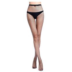 Ularma Damen Reizvolle Schwarz Mesh Fischnetz Strumpfhose Spitze High Waist Strümpfe Style 2017 (Style B) von Ularma