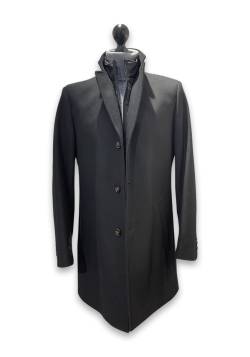 Stanford Mantel schwarz von Uli Schott - Mäntel