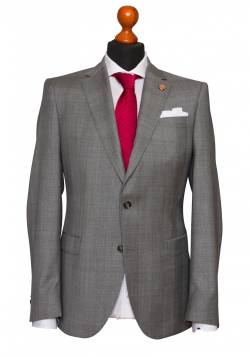 Aberdeen Anzug-Jacket Grey Glencheck von Uli Schott - The unknown brand