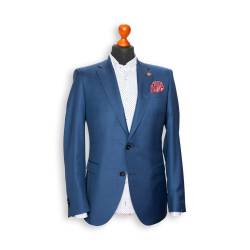 Bergamo Anzug-Jacket Stratoblau von Uli Schott - unreduziert