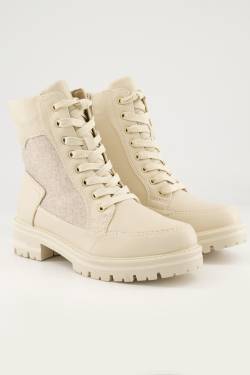 Boots, Damen, beige, Größe: 38, Polyester/Synthetische Fasern/Sonstige, Ulla Popken von Ulla Popken