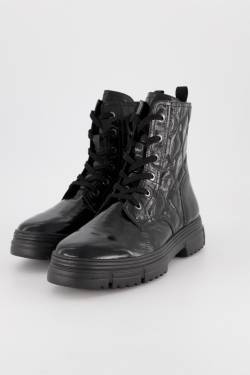 Caprice Lackleder-Boots, Damen, schwarz, Größe: 40, Sonstige/Leder, Ulla Popken von Ulla Popken
