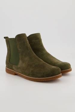 Chelsea-Boots, Damen, grün, Größe: 38, Sonstige/Leder, Ulla Popken von Ulla Popken