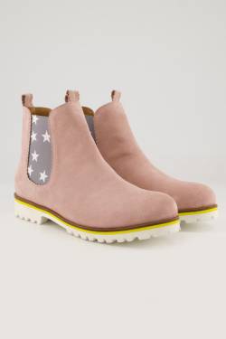 Chelseaboot, Damen, rosa, Größe: 39, Leder/Synthetische Fasern, Ulla Popken von Ulla Popken