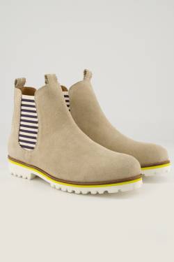 Chelseaboots, Damen, beige, Größe: 39, Leder/Synthetische Fasern, Ulla Popken von Ulla Popken