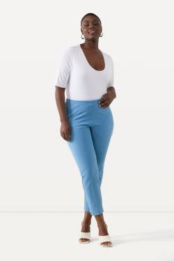 Große Größen 7/8-Hose, Damen, blau, Größe: 42, Baumwolle/Synthetische Fasern, Ulla Popken von Ulla Popken