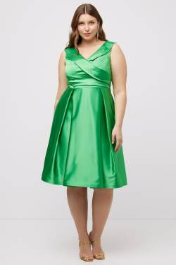 Große Größen Abendkleid, Damen, grün, Größe: 54, Polyester, Ulla Popken von Ulla Popken