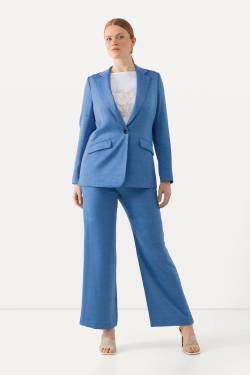 Große Größen Anzughose, Damen, blau, Größe: 42, Viskose/Polyester, Ulla Popken von Ulla Popken