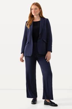 Große Größen Anzughose, Damen, blau, Größe: 54, Kunstseide/Polyester, Ulla Popken von Ulla Popken