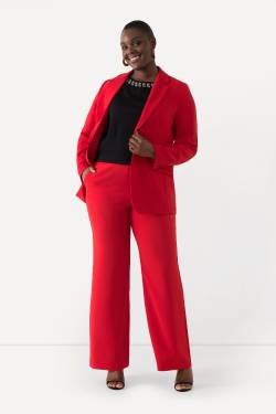 Große Größen Anzughose, Damen, rot, Größe: 42, Kunstseide/Polyester, Ulla Popken von Ulla Popken