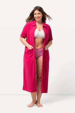 Große Größen Bademantel, Damen, rosa, Größe: 50/52, Baumwolle/Polyester, Ulla Popken von Ulla Popken