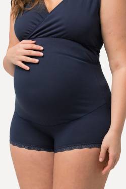 Große Größen Bellieva Panty mit Überbauch-Einsatz, Damen, blau, Größe: 42/44, Baumwolle, Ulla Popken von Ulla Popken