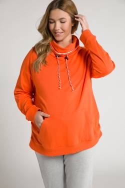 Große Größen Bellieva-Sweatshirt, Damen, orange, Größe: 54/56, Baumwolle, Ulla Popken von Ulla Popken
