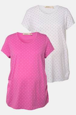 Große Größen Bellieva-T-Shirts, Damen, rosa, Größe: 42/44, Baumwolle, Ulla Popken von Ulla Popken