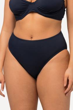 Große Größen Bikini Slip, Damen, blau, Größe: 42, Synthetische Fasern/Elasthan, Ulla Popken von Ulla Popken