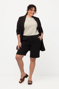 Große Größen Bubble-Shorts, Damen, schwarz, Größe: 42/44, Baumwolle, Ulla Popken von Ulla Popken