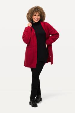 Große Größen Curly-Wool-Jacke, Damen, rot, Größe: 46/48, Polyester, Ulla Popken von Ulla Popken