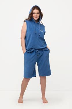 Große Größen Frottee-Shorts, Damen, blau, Größe: 58/60, Baumwolle, Ulla Popken von Ulla Popken