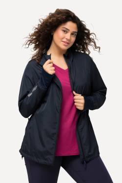 Große Größen HYPRAR Jacke, Damen, blau, Größe: 46/48, Polyester, Ulla Popken von Ulla Popken