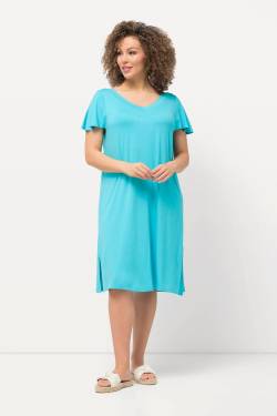 Große Größen Jersey-Midikleid, Damen, türkis, Größe: 54/56, Viskose, Ulla Popken von Ulla Popken